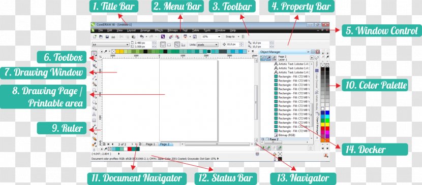 CorelDRAW Computer Software Graphic Design - Learning - Corel Draw Transparent PNG