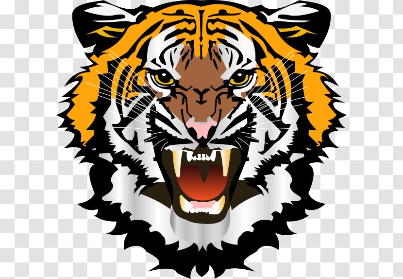 Tiger Face Clip Art - Image File Formats Transparent PNG
