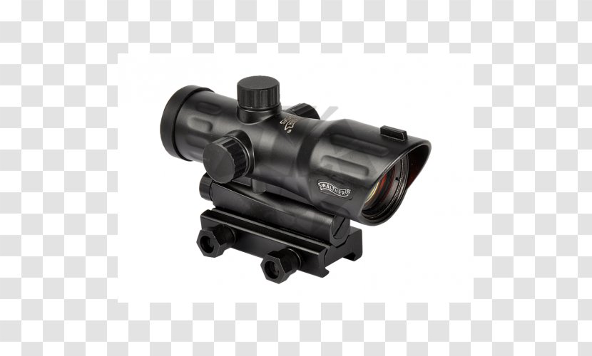 Red Dot Sight Reflector Airsoft Carl Walther GmbH - Watercolor - Weapon Transparent PNG
