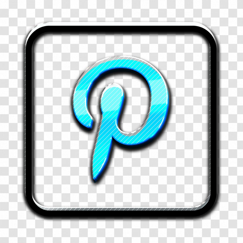 Social Media Icon - Teal - Material Property Electric Blue Transparent PNG