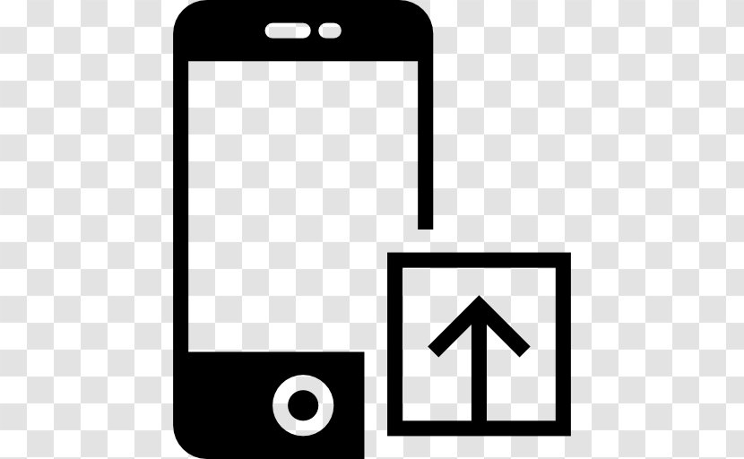 Phone Cartoon - Symbol - Blackandwhite Transparent PNG