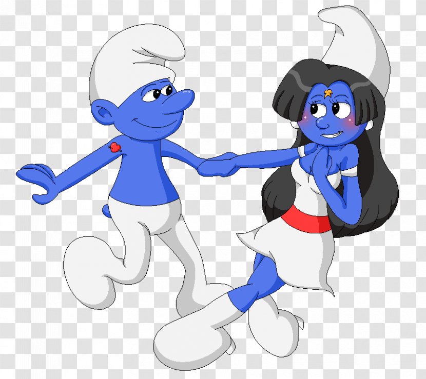 Smurfette Papa Smurf Brainy Handy YouTube - Vertebrate - Youtube Transparent PNG