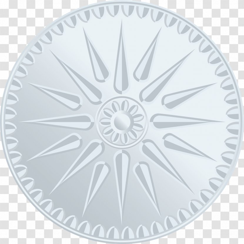 Architecture Clip Art - Vector Silver Coin Transparent PNG