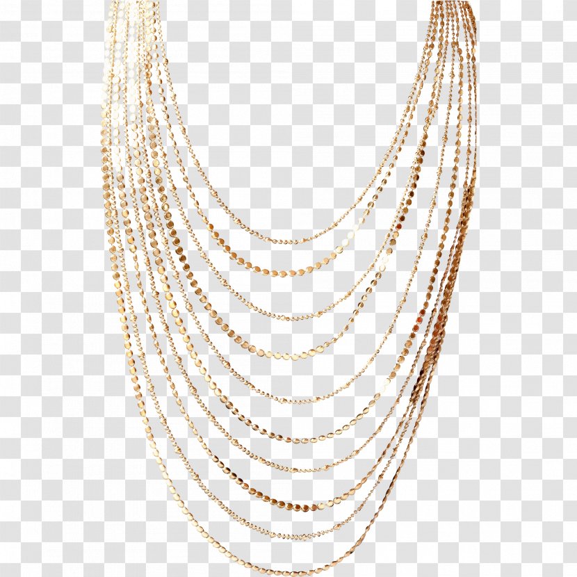 Necklace Jewellery Chain Imitation Gemstones & Rhinestones Pearl - Bracelet - Gold Transparent PNG