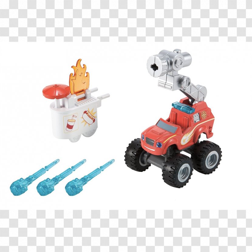 Fisher-Price Die-cast Toy Fire Engine Firefighting - Blaze And The Monster Machines Transparent PNG