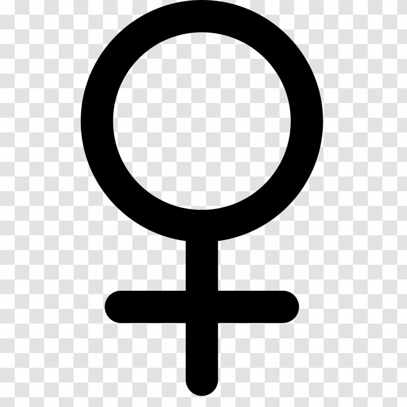 Gender Symbol Female - Woman - Venus Transparent PNG