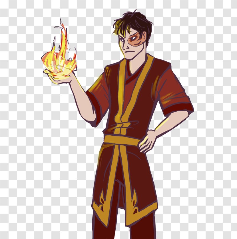 Zuko Katara Costume Design Clothing - Silhouette - Cartoon Transparent PNG