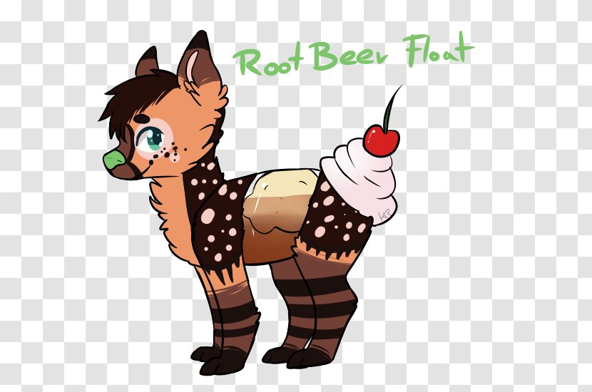 Cat Deer Horse Dog - Cartoon - Root Beer Float Transparent PNG