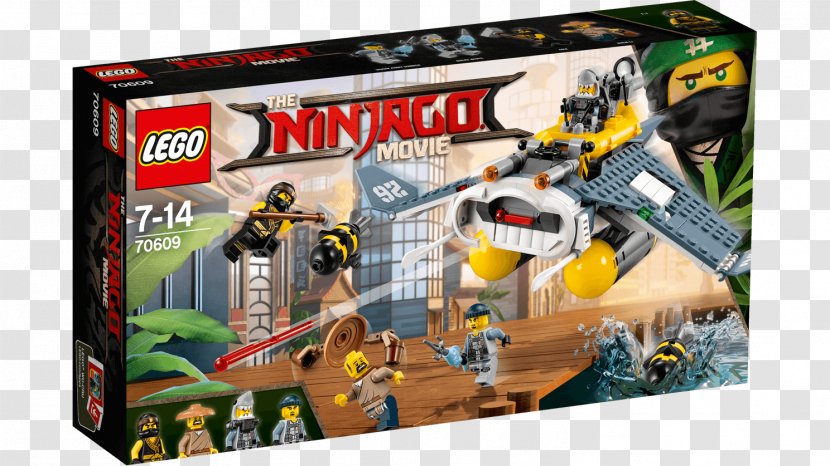 LEGO 70609 THE NINJAGO MOVIE Manta Ray Bomber Toy Block - Lego 70615 The Ninjago Movie Fire Mech Transparent PNG
