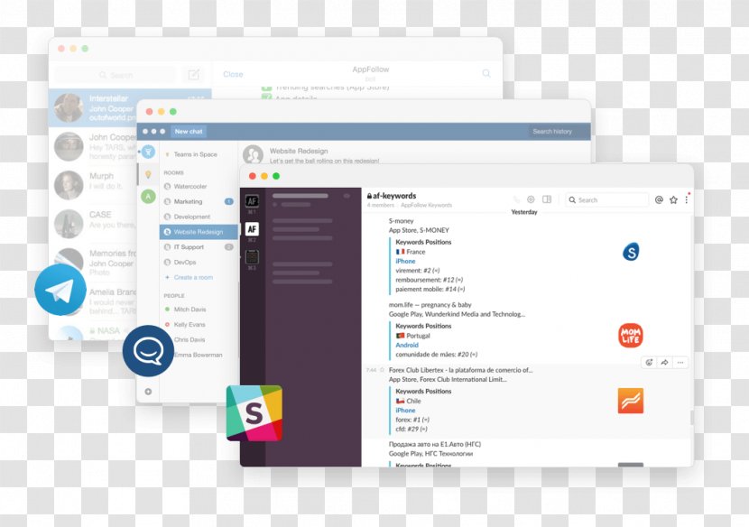 Screenshot Computer Program AppFollow Slack Technologies - Brand - Play Dice Transparent PNG