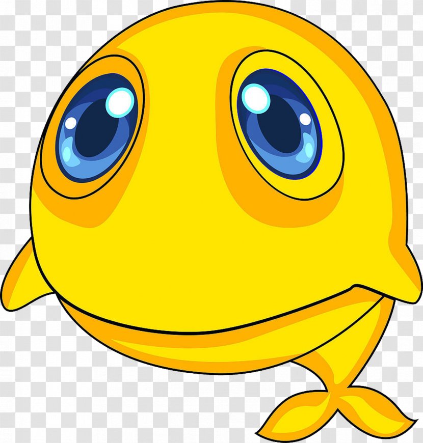 Cartoon Fish Photography - Avatar - Yellow Whale Transparent PNG