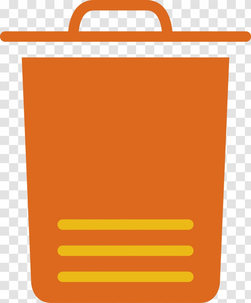 Waste Container Icon - Rectangle - Trash Can Transparent PNG