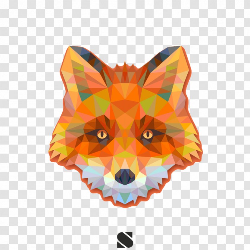 T-shirt Fox Art - Creative Origami Transparent PNG