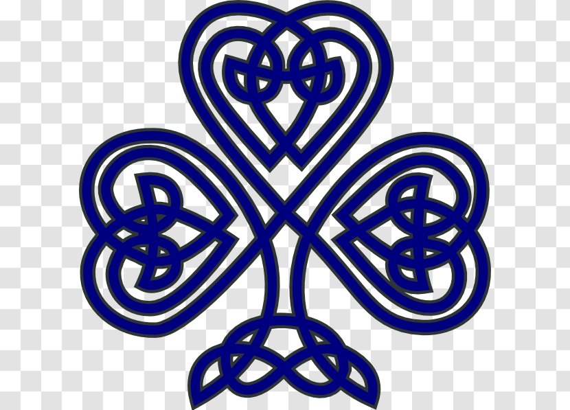 Shamrock Celtic Knot Saint Patrick's Day Celts Clip Art - Area Transparent PNG