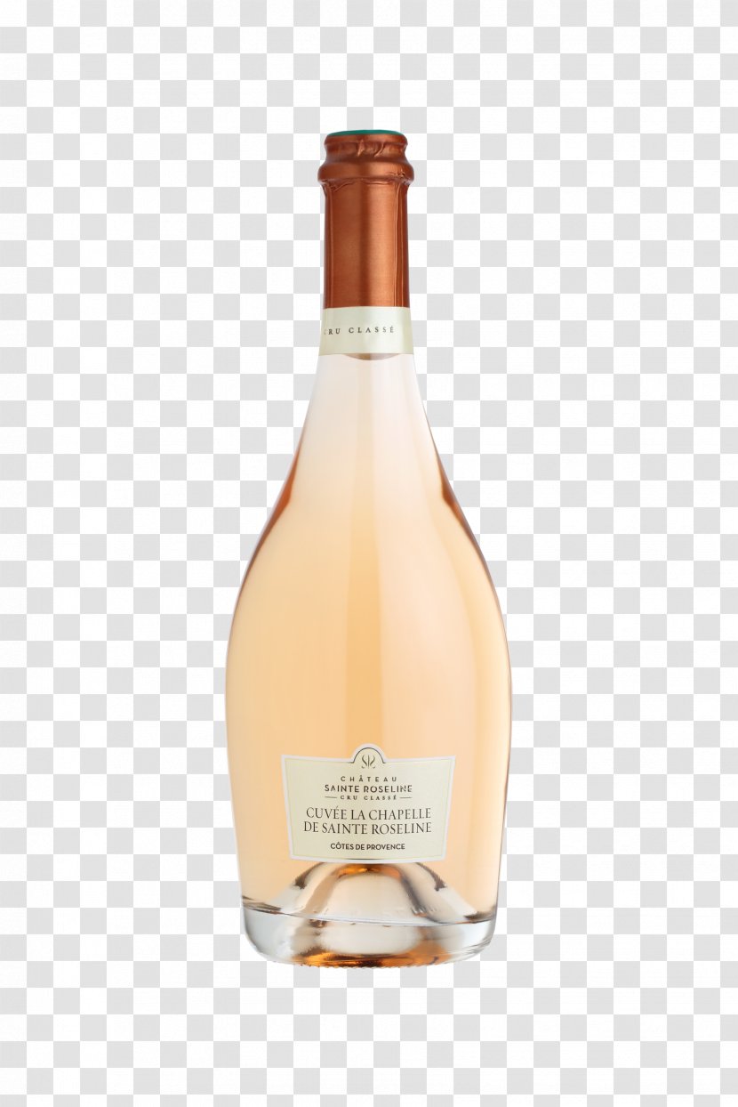 Château Sainte-Roseline Champagne Chapelle Wine Côtes-de-provence AOC - Rose Transparent PNG