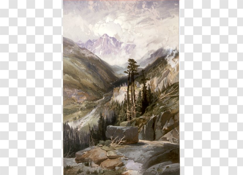 Mountain Of The Holy Cross American Frontier Painting Artist United States - National Park Transparent PNG