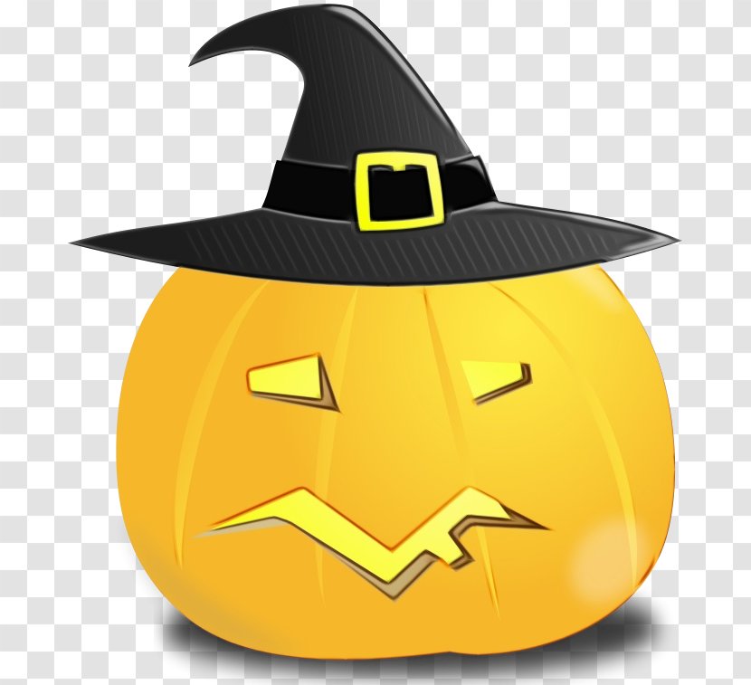 Jack-o'-lantern - Orange - Smile Headgear Transparent PNG