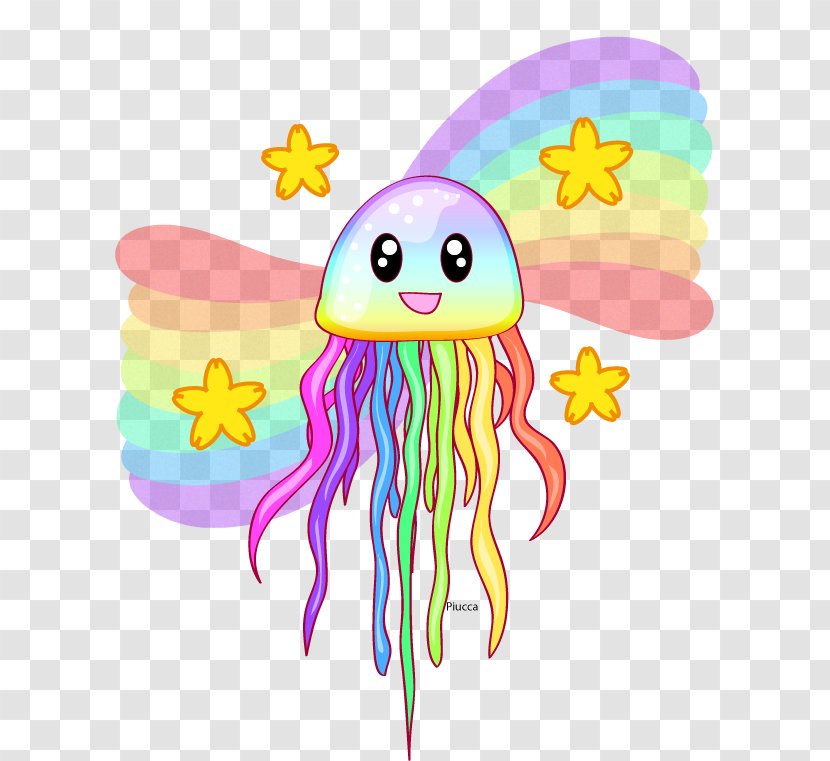 Octopus Clip Art Illustration Child - Rainbow Jelly Transparent PNG