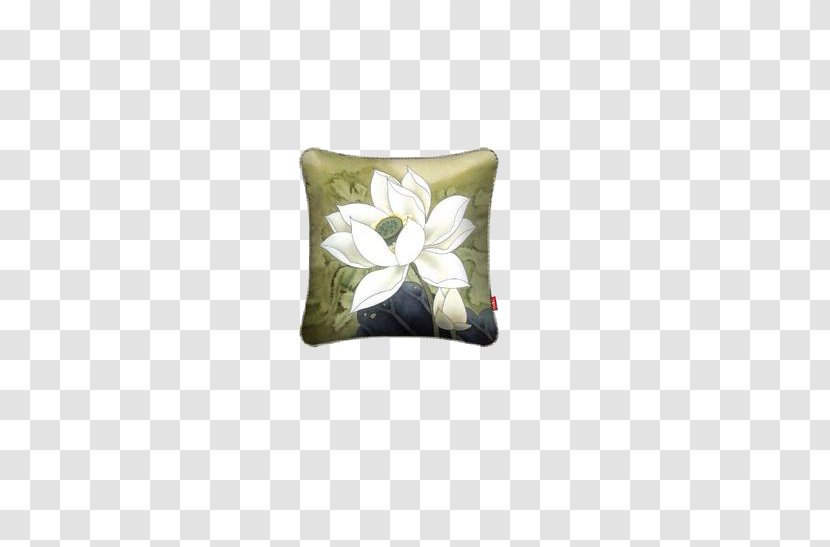 Cushion Throw Pillow Rectangle - Lotus Transparent PNG
