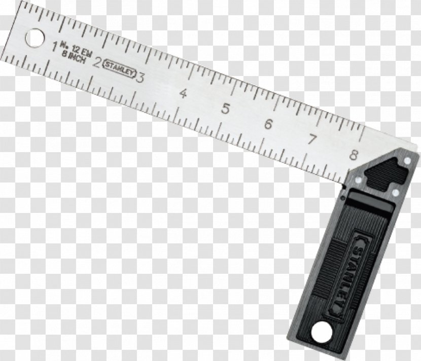 Stanley Hand Tools Try Square Steel - Degree Transparent PNG