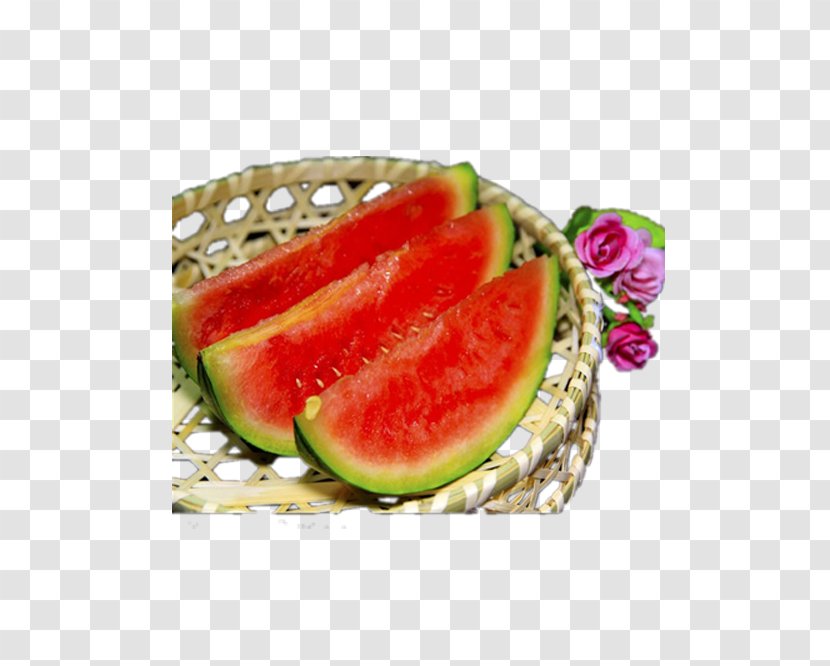 Watermelon Download - Poster - Bamboo Basket Of Fresh Transparent PNG
