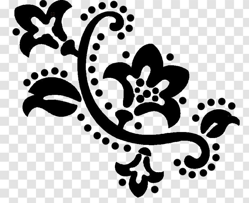 Henna Tattoo Mehndi Clip Art - Flower Transparent PNG