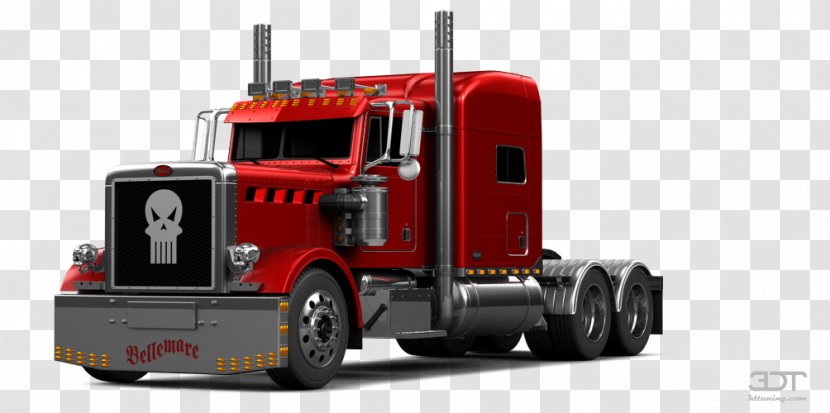 Car Peterbilt Commercial Vehicle Semi-trailer Truck - Mode Of Transport Transparent PNG