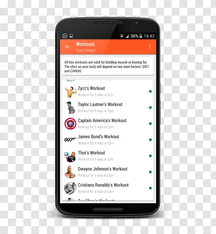 Total Gym Fitness Centre Exercise Screenshot - Feature Phone - App Transparent PNG