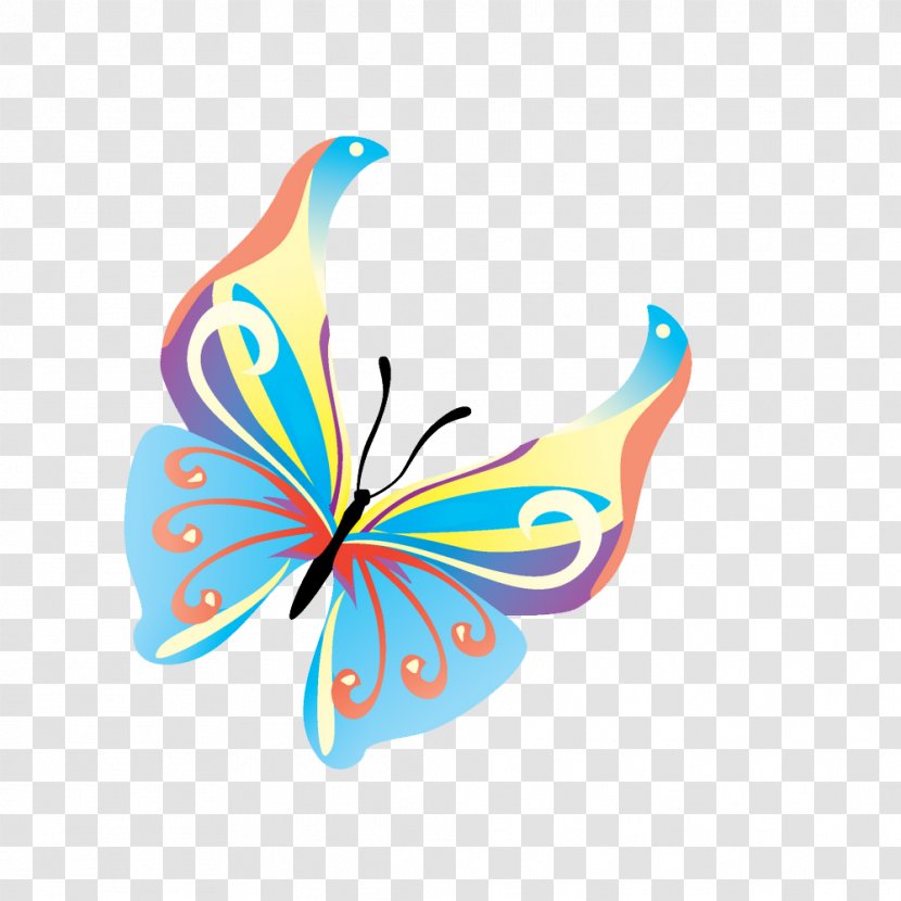 Butterfly Insect Clip Art - Pollinator - Butterflies Vector Transparent Background Transparent PNG