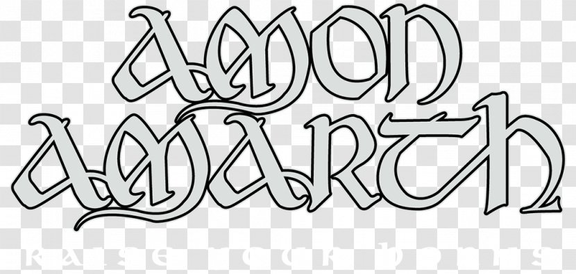 Logo Brand Calligraphy Recreation Font - Amon Amarth - Angle Transparent PNG