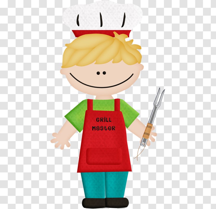 Paper Cook Clip Art - Cartoon Version Of The Chef With A Fork Transparent PNG