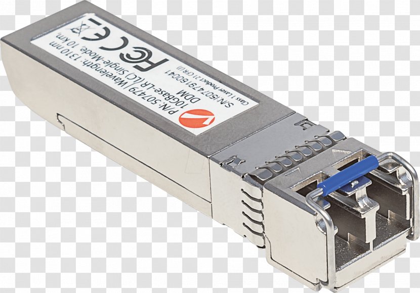 Small Form-factor Pluggable Transceiver Single-mode Optical Fiber 10 Gigabit Ethernet Multi-mode - Multimode Transparent PNG
