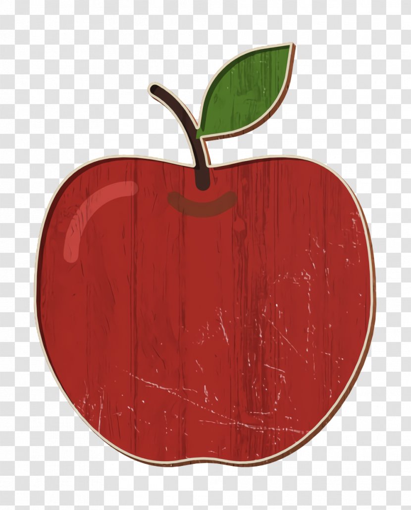 Gastronomy Set Icon Fruit Apple - Rose Family Label Transparent PNG