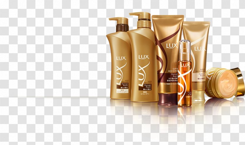 LUX Super Rich Shine Damage Repair Hoshuu Treatment Cosmetics Capelli Hair Care - Beauty Parlour - Maintenance Transparent PNG