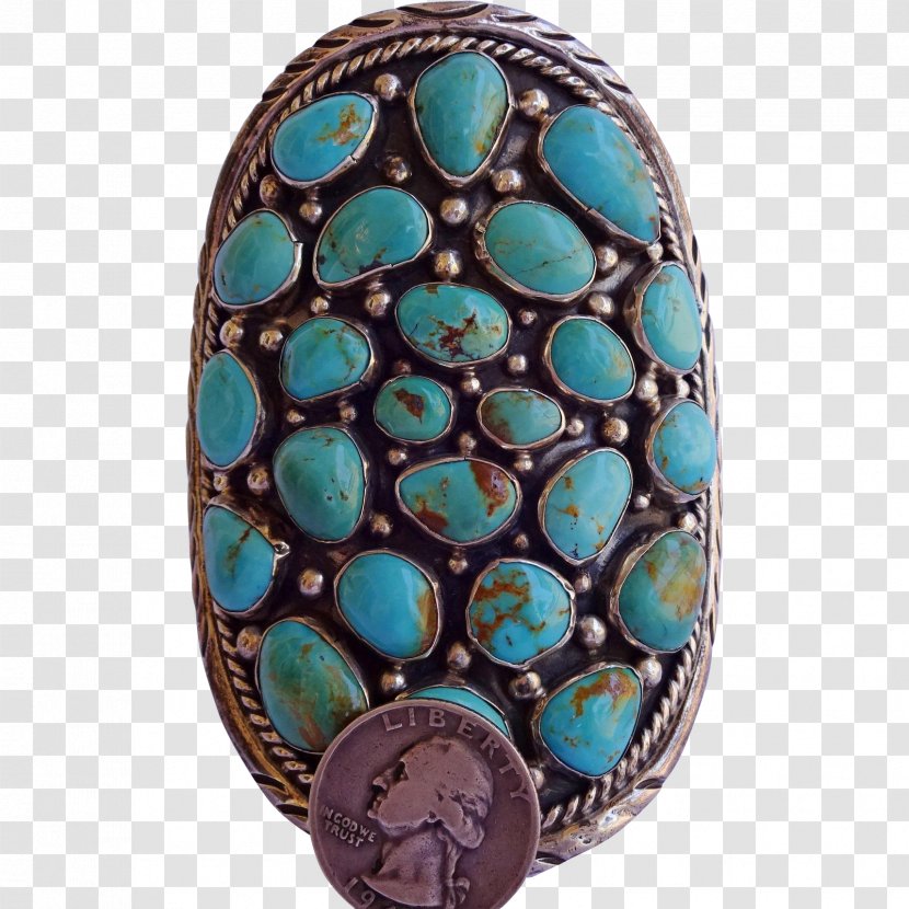 Turquoise Navajo Cuff Needlepoint Silver Transparent PNG