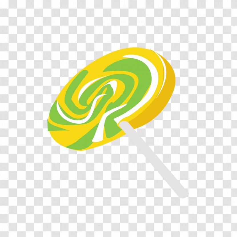 Ice Cream Lollipop - Yellow - Graphics Transparent PNG