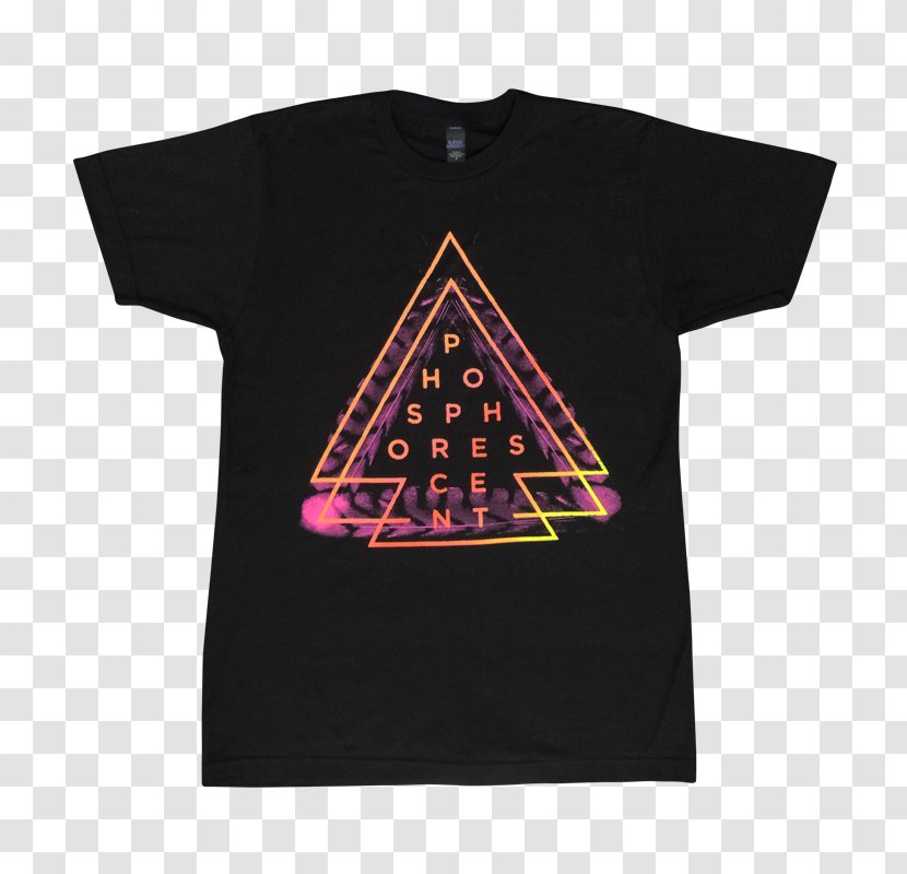 T-shirt Triangle - Neon Transparent PNG
