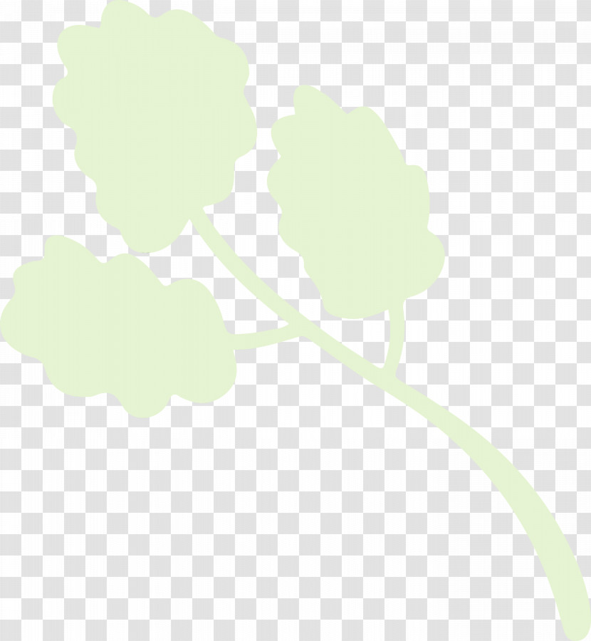 Petal Green Computer Leaf Font Transparent PNG