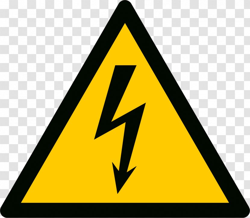 Electricity Hazard Symbol Safety Car - Sticker - High Voltage Transparent PNG