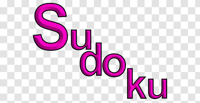 Logo Number Brand Game Product - Pink - Soduko Flag Transparent PNG