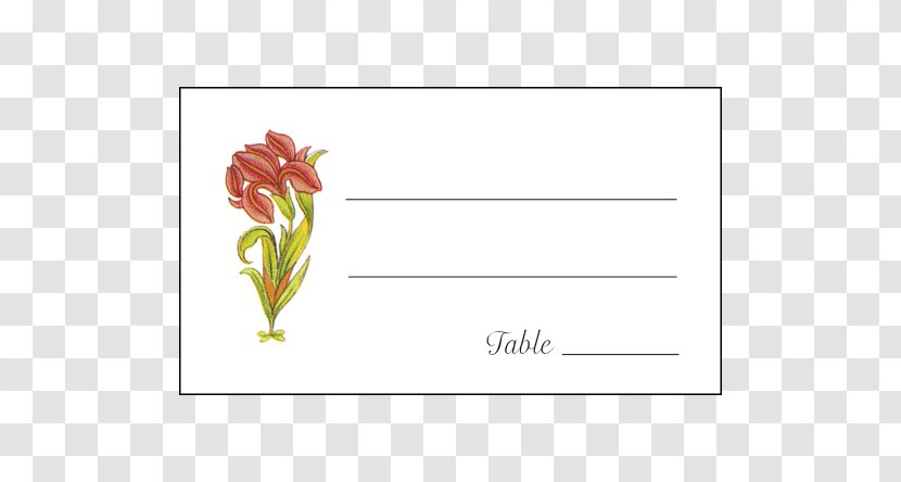 Flower Wedding Invitation Floral Design Petal Leaf - Red Flowers Card Transparent PNG