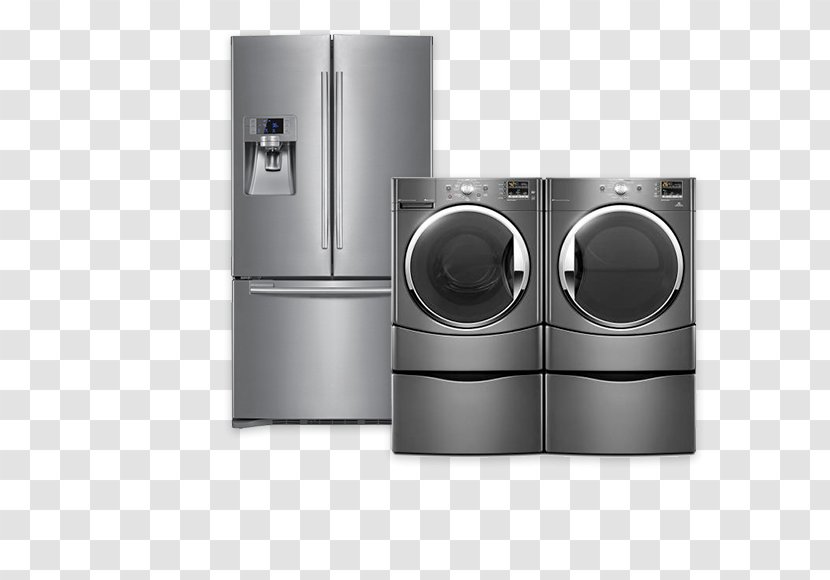 Home Appliance Refrigerator Washing Machines Clothes Dryer Major - Appliances Transparent PNG