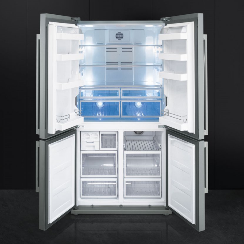Refrigerator Smeg Home Appliance Auto-defrost Kitchen Transparent PNG