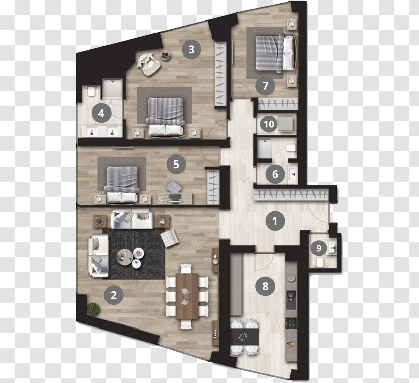 Park Residences Cadde Floor Plan Birleşik Gayrimenkul Architectural Engineering Real Estate - At Woodbine Transparent PNG