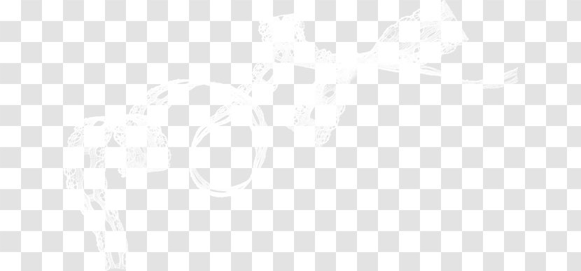 White Black Pattern - Monochrome - Ribbon Transparent PNG