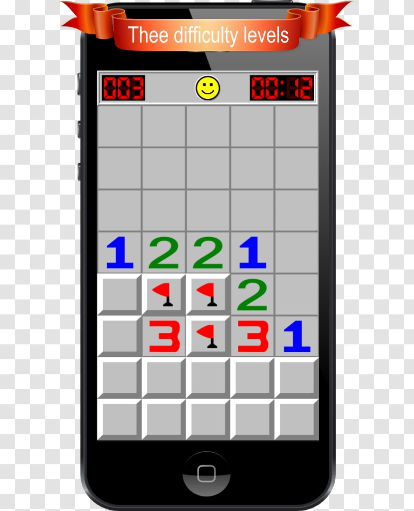 Minesweeper AdFree Fun For Android Classical - Free Mines Landmine Game Transparent PNG