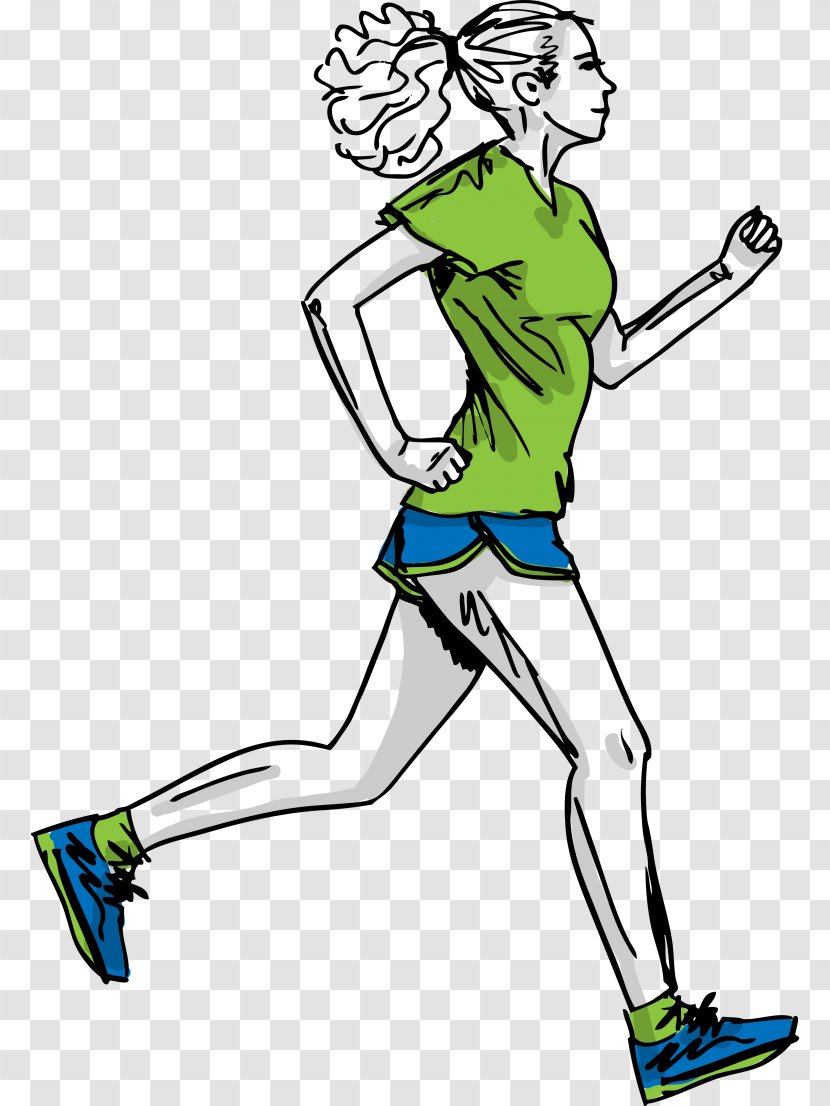 Barefoot Running Sprint Racing Marathon - Human Leg - SKETCHES Transparent PNG