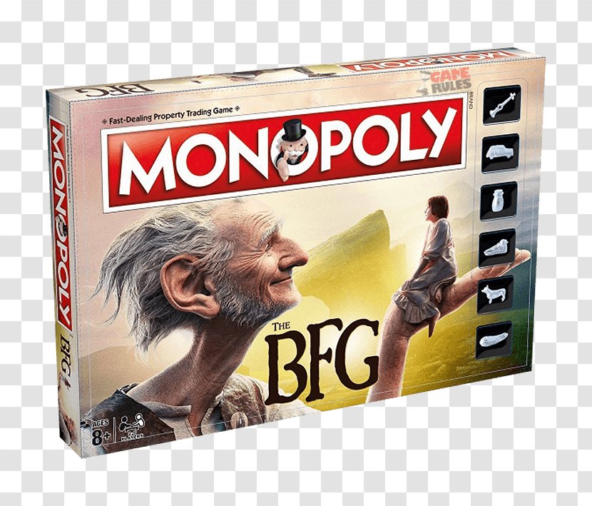 Winning Moves Monopoly The BFG Trivial Pursuit Cluedo - Card Game - Man Transparent PNG