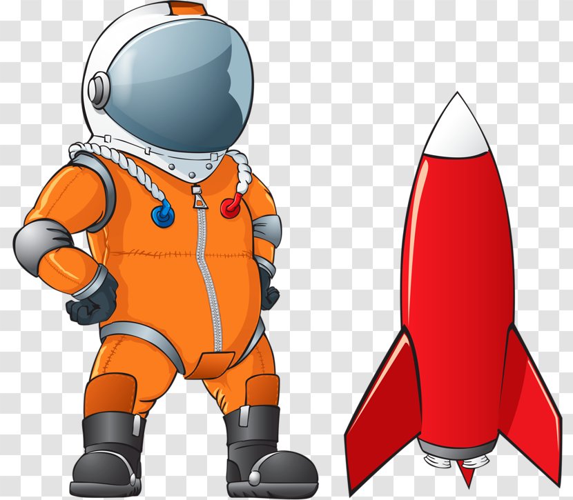 Astronaut Space Clip Art - Astronauts And Rocket Transparent PNG