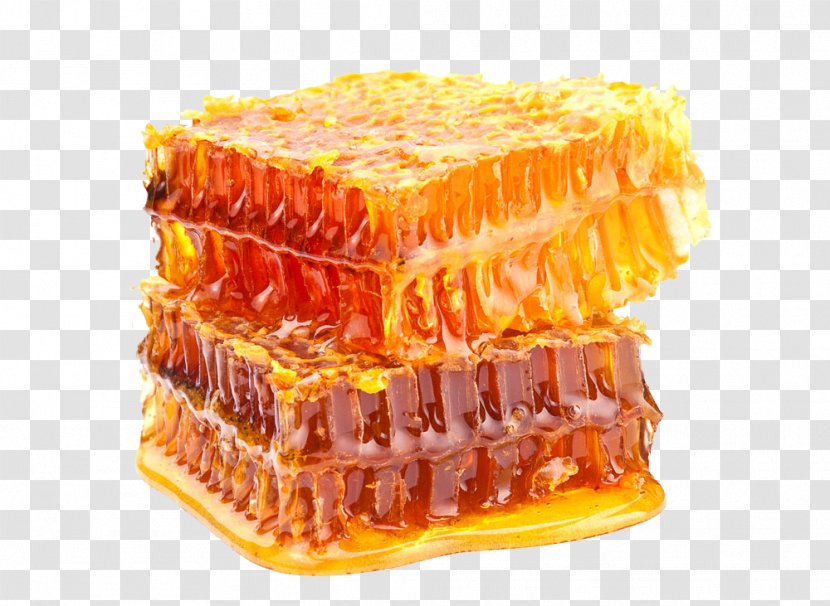 Bee Honeycomb Royal Jelly Comb Honey - Sweetness Transparent PNG